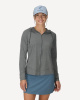 ТермоХуди Simms Women's SolarFlex Full-Zip Hoody (Женский; L; Steel Heather)